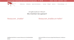Desktop Screenshot of buesum-restaurant.de